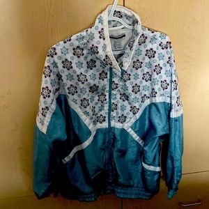 Retro flower style jacket